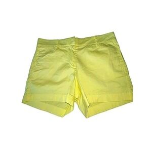 J. crew size 2 bright yellow chino walking shorts